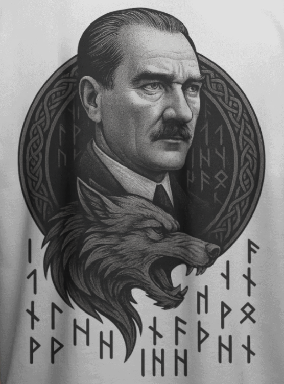 The Göktürk Ata - Unisex Oversize T-Shirt