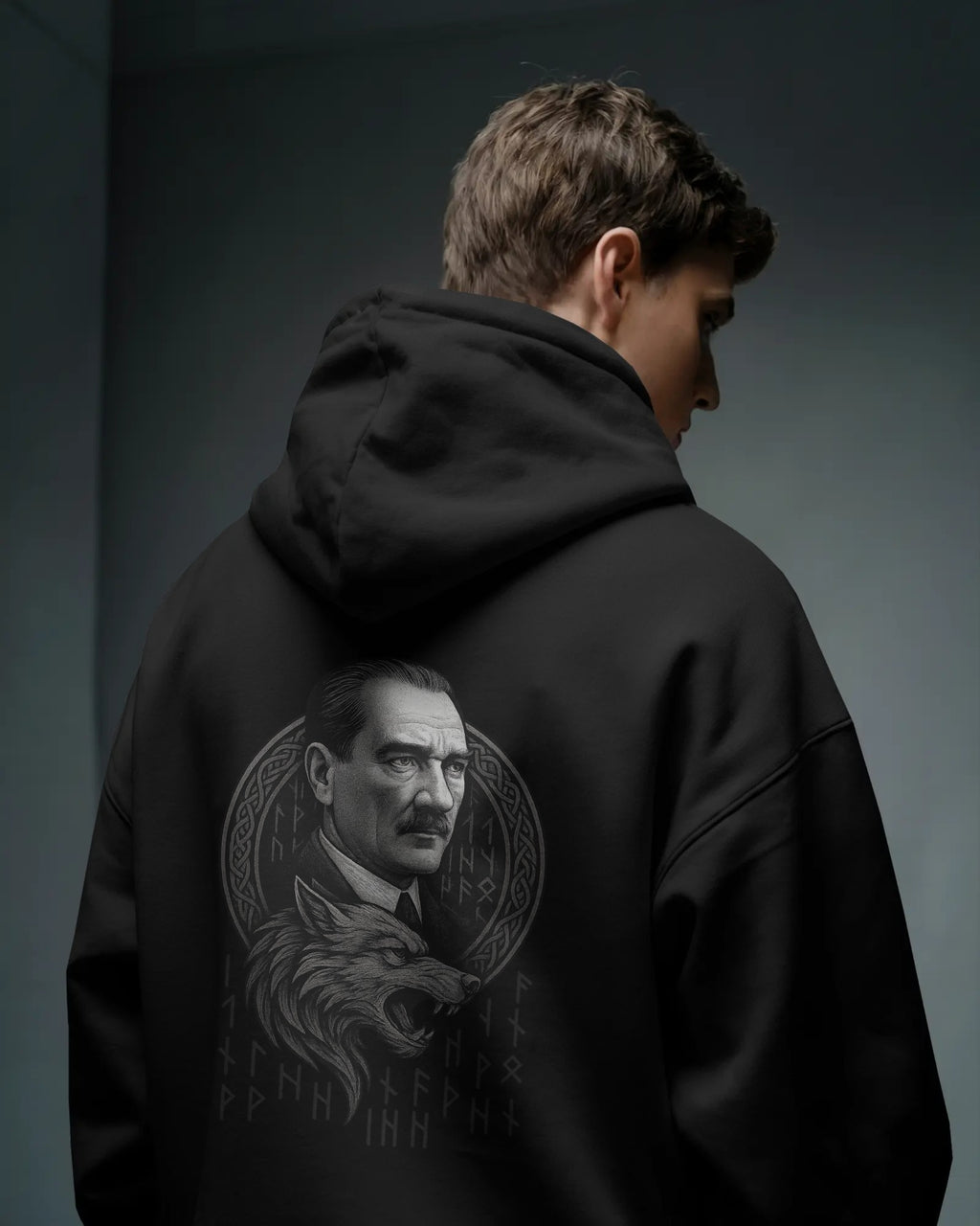 The Göktürk Ata - Unisex Oversize Hoodie