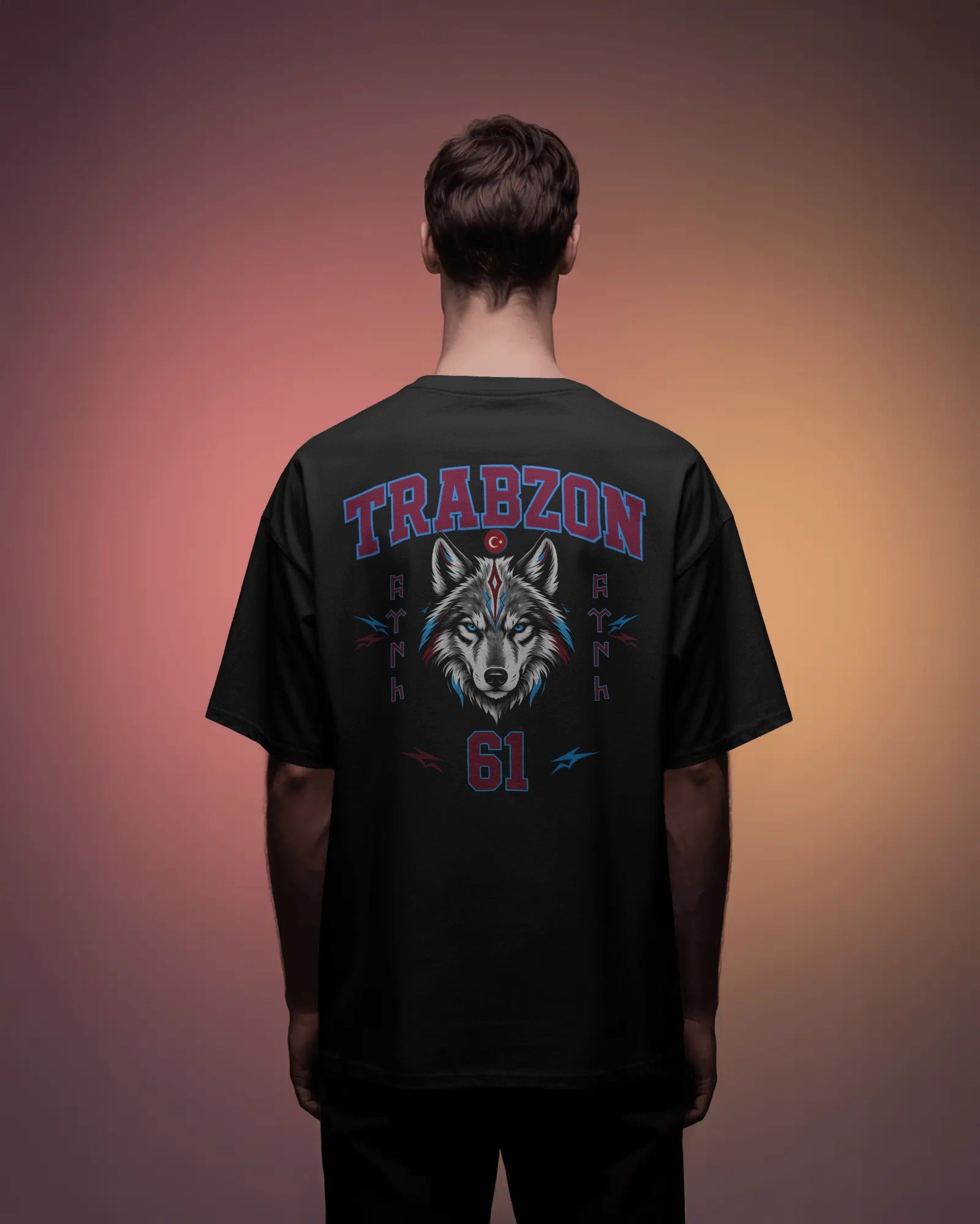 Bordo Mavi Miras - Unisex Oversize T-Shirt