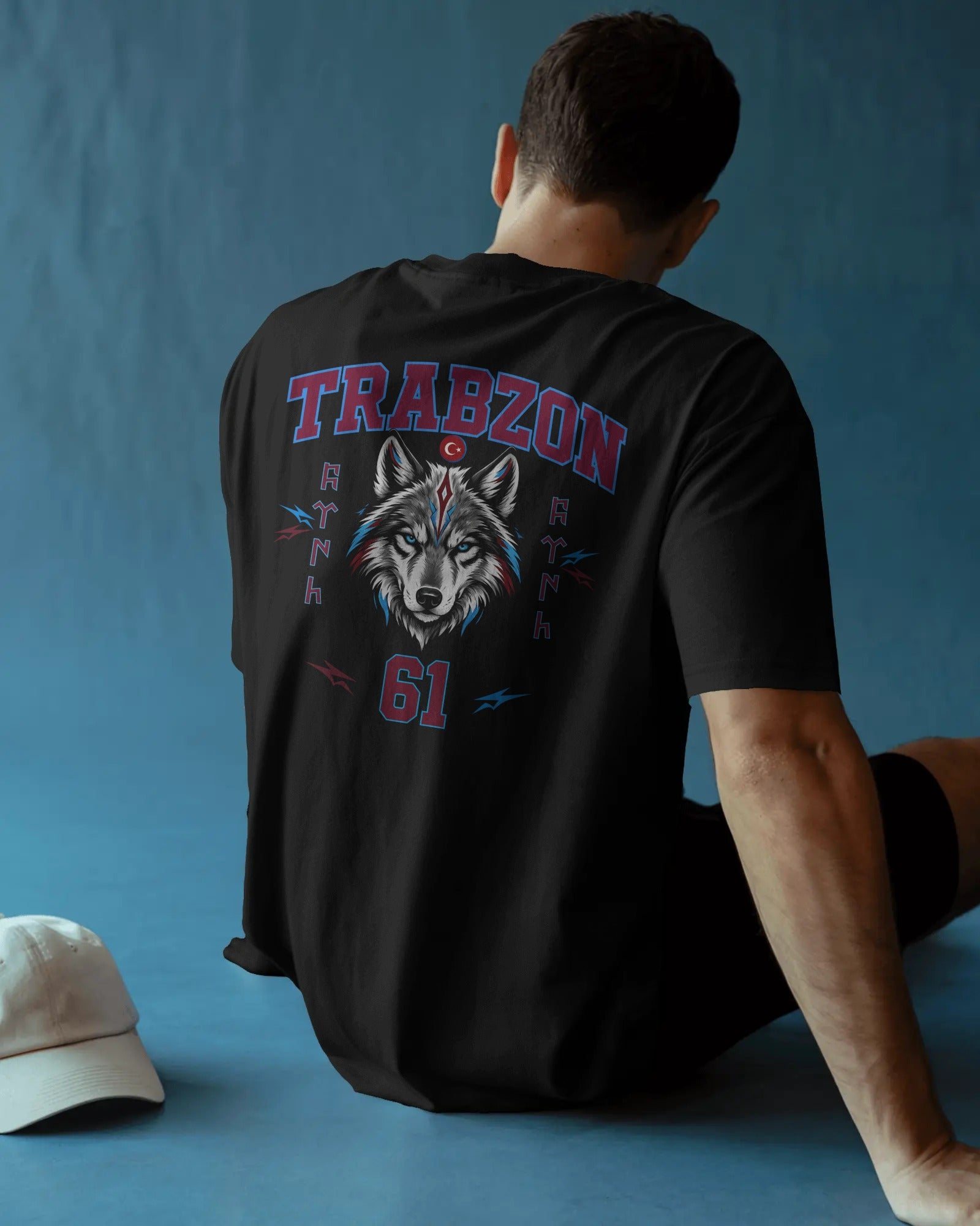Bordo Mavi Miras - Unisex Oversize T-Shirt