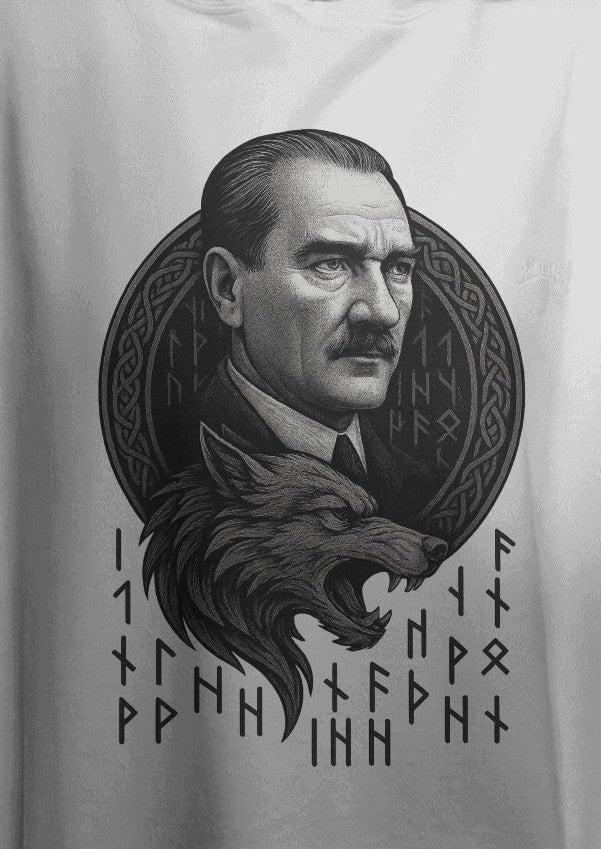 The Göktürk Ata - Unisex Oversize Hoodie