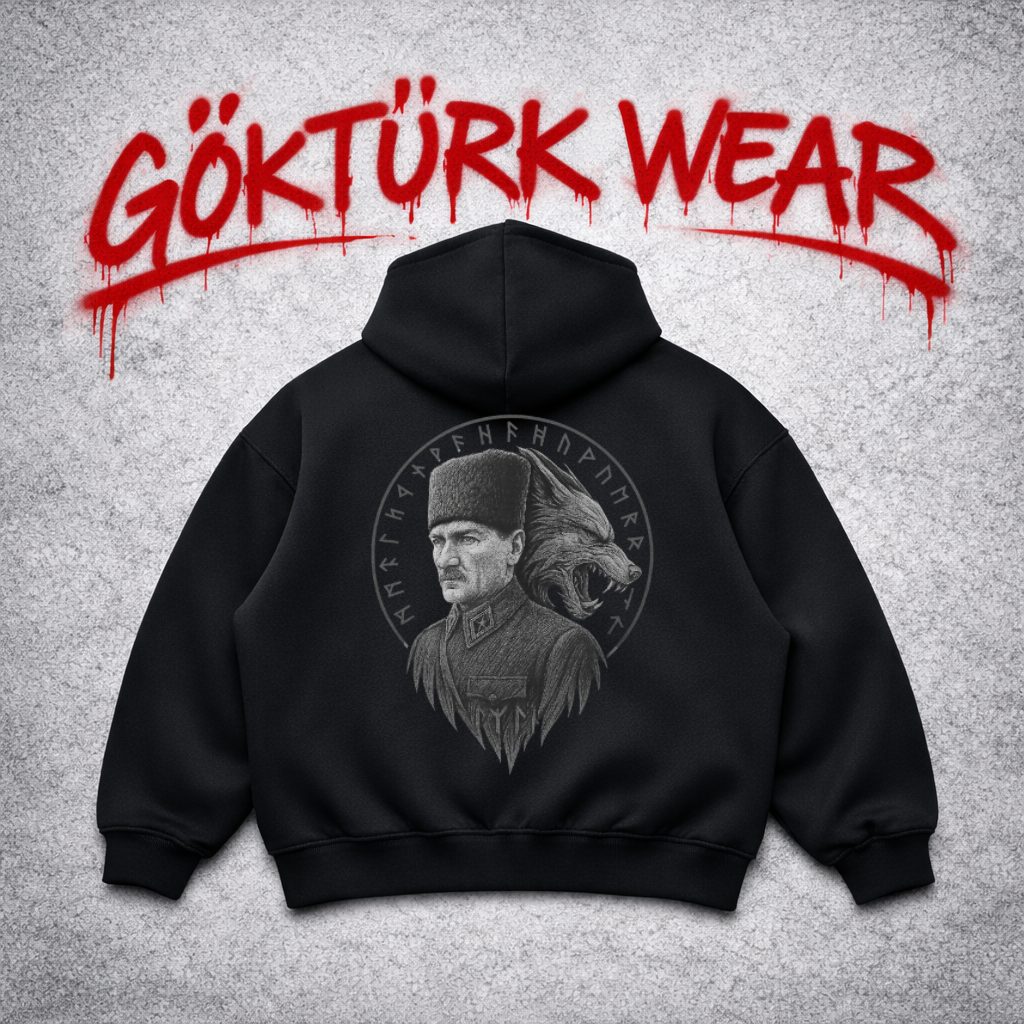 The Başkomutan - Unisex Fermuarlı Zip Hoodie