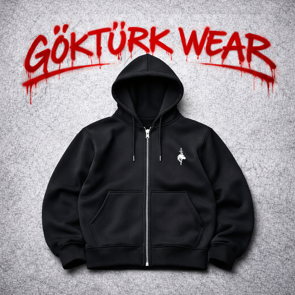 The Başkomutan - Unisex Fermuarlı Zip Hoodie