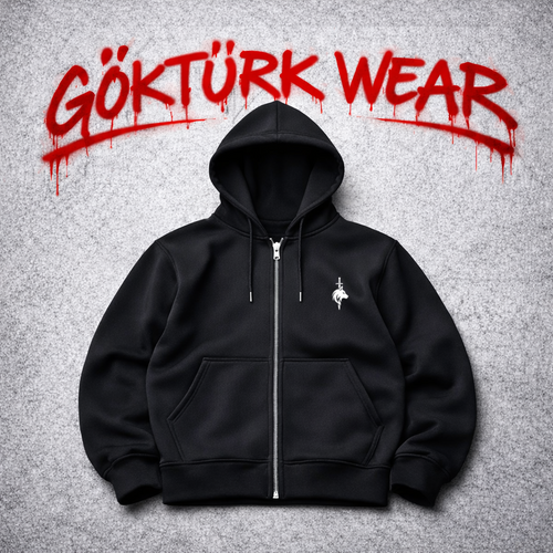 The Başkomutan - Unisex Fermuarlı Zip Hoodie