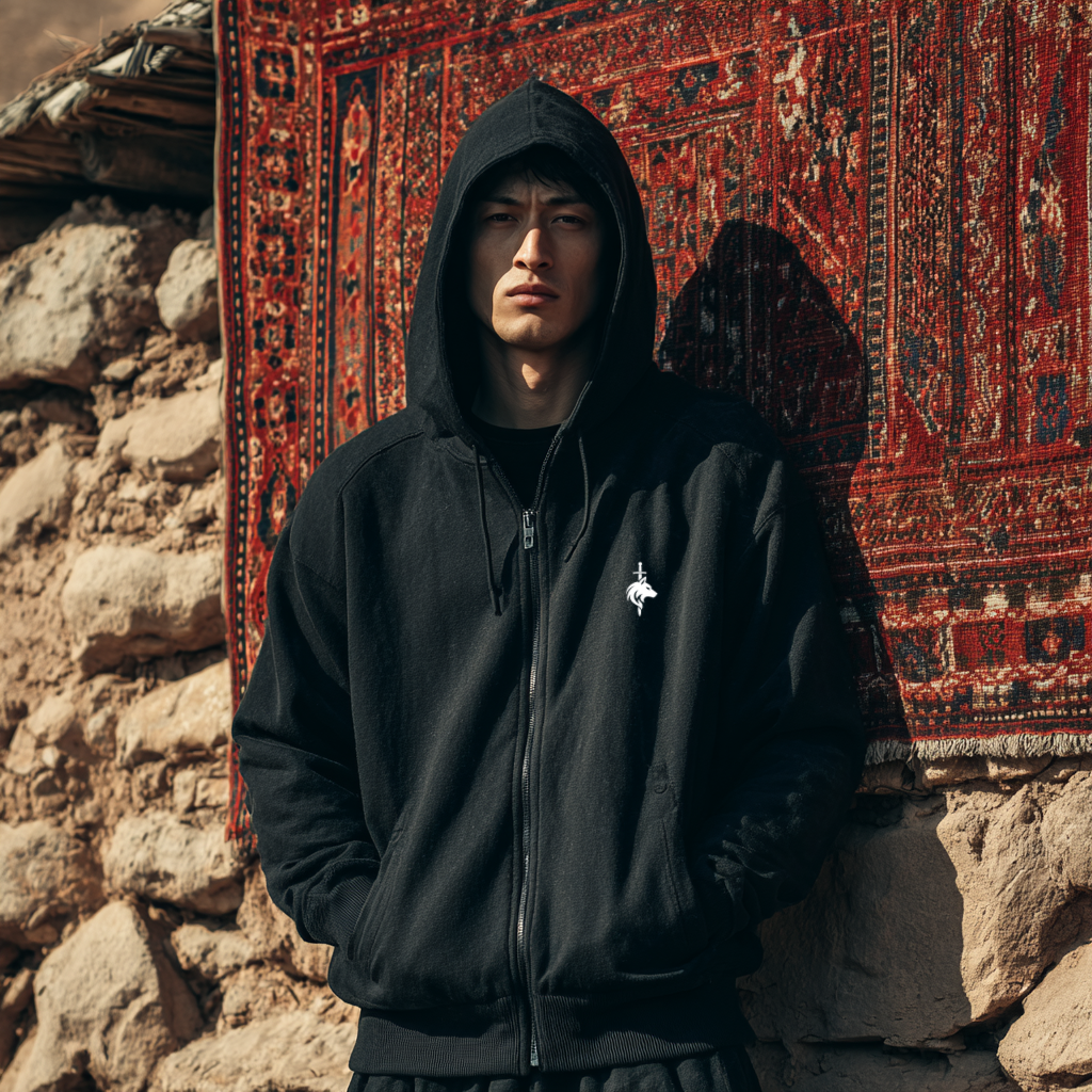 The Başkomutan - Unisex Fermuarlı Zip Hoodie