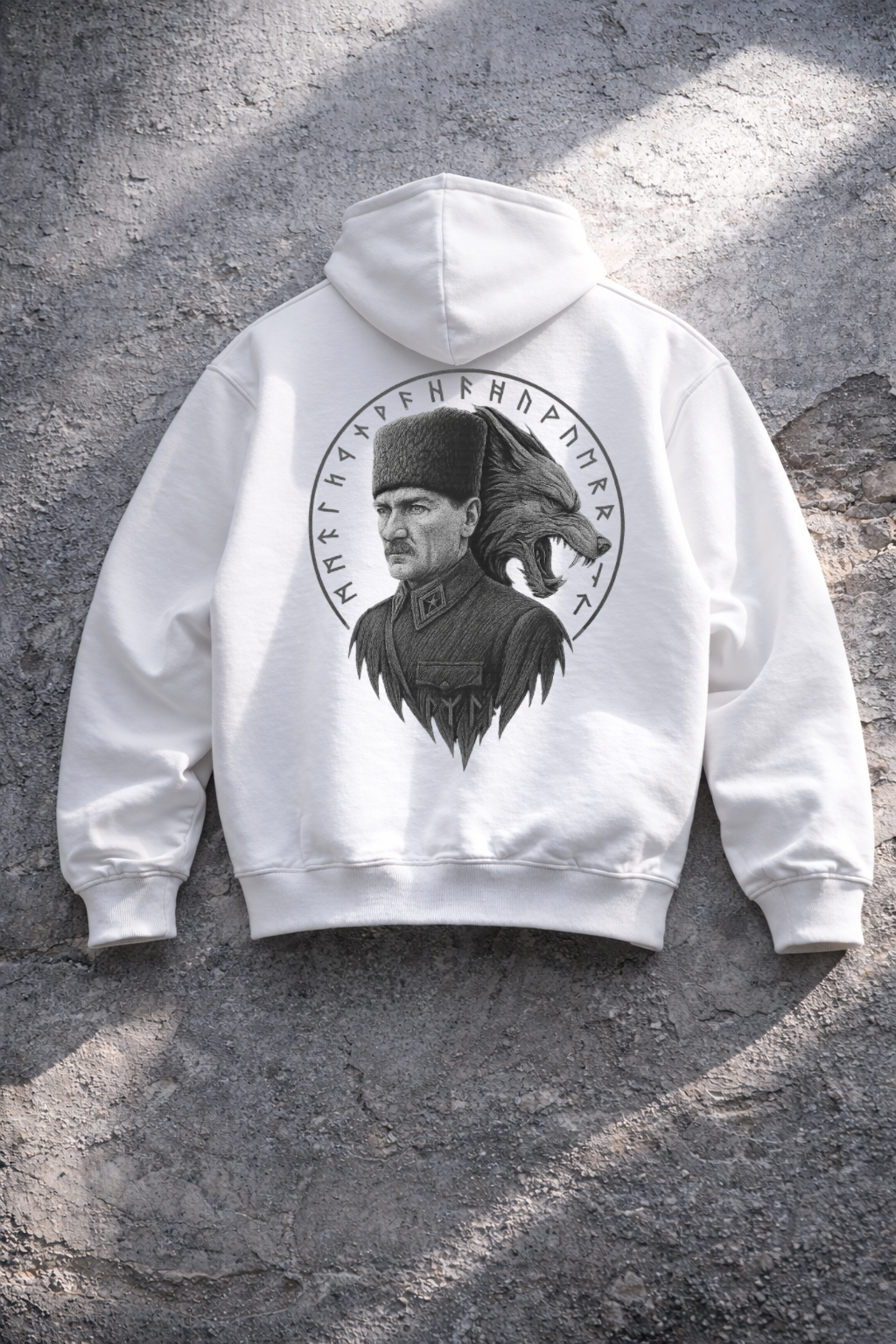 The Başkomutan - Unisex Fermuarlı Zip Hoodie