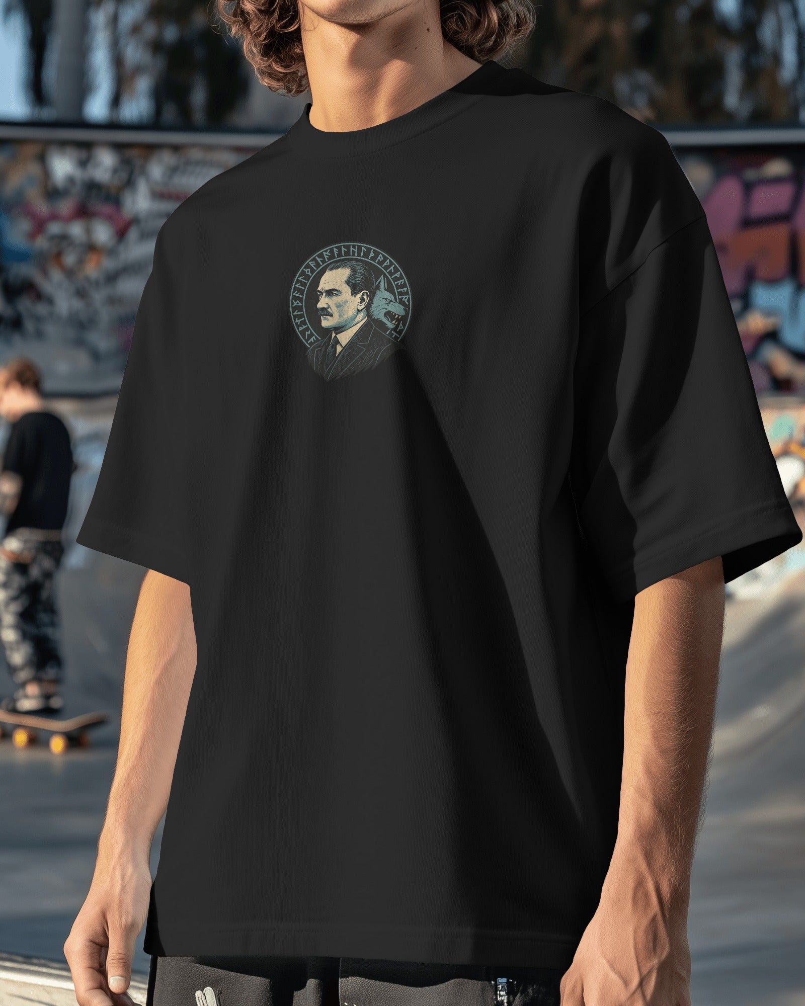 The Bozkurt Ata - Unisex Oversize T-Shirt