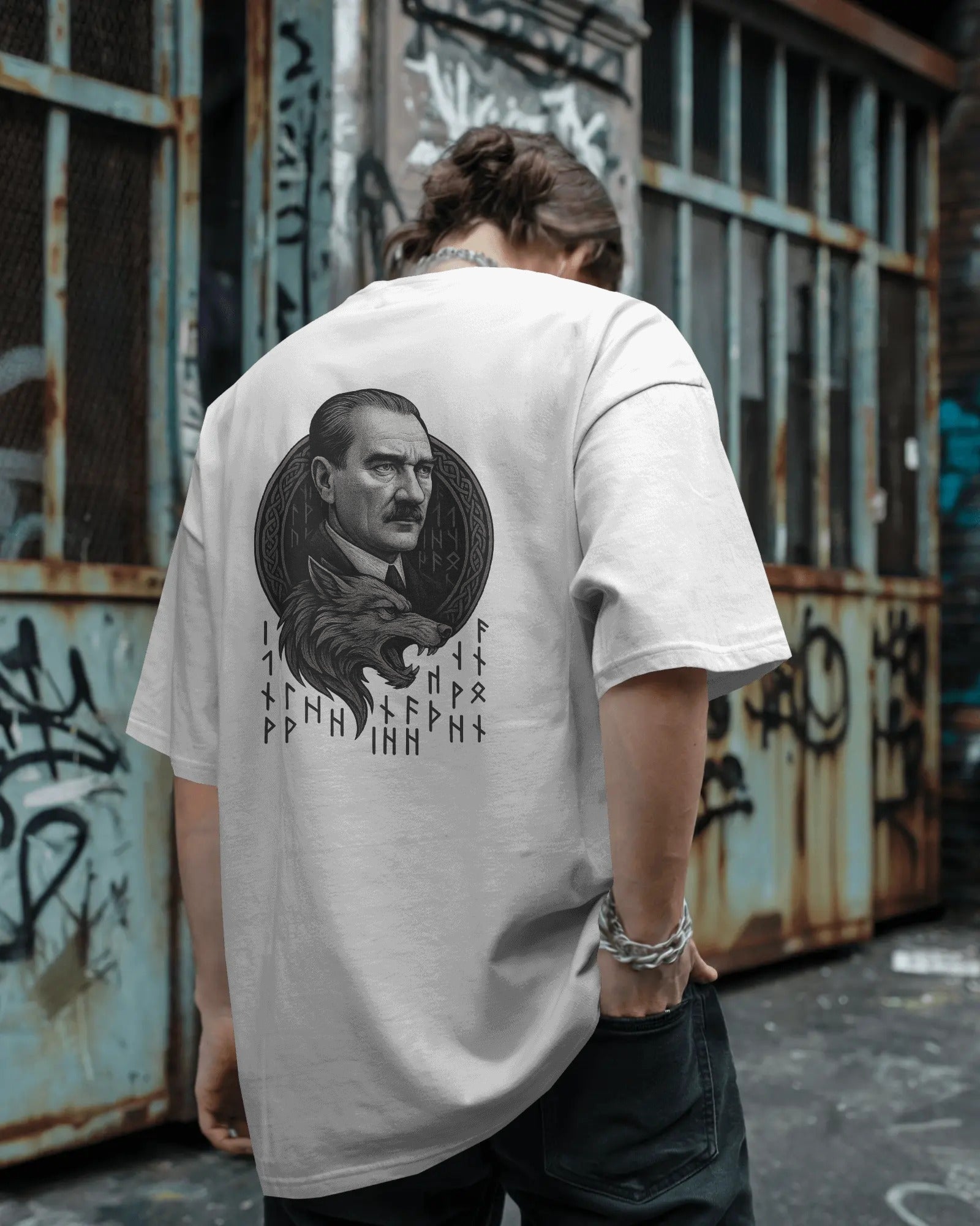 The Göktürk Ata - Unisex Oversize T-Shirt