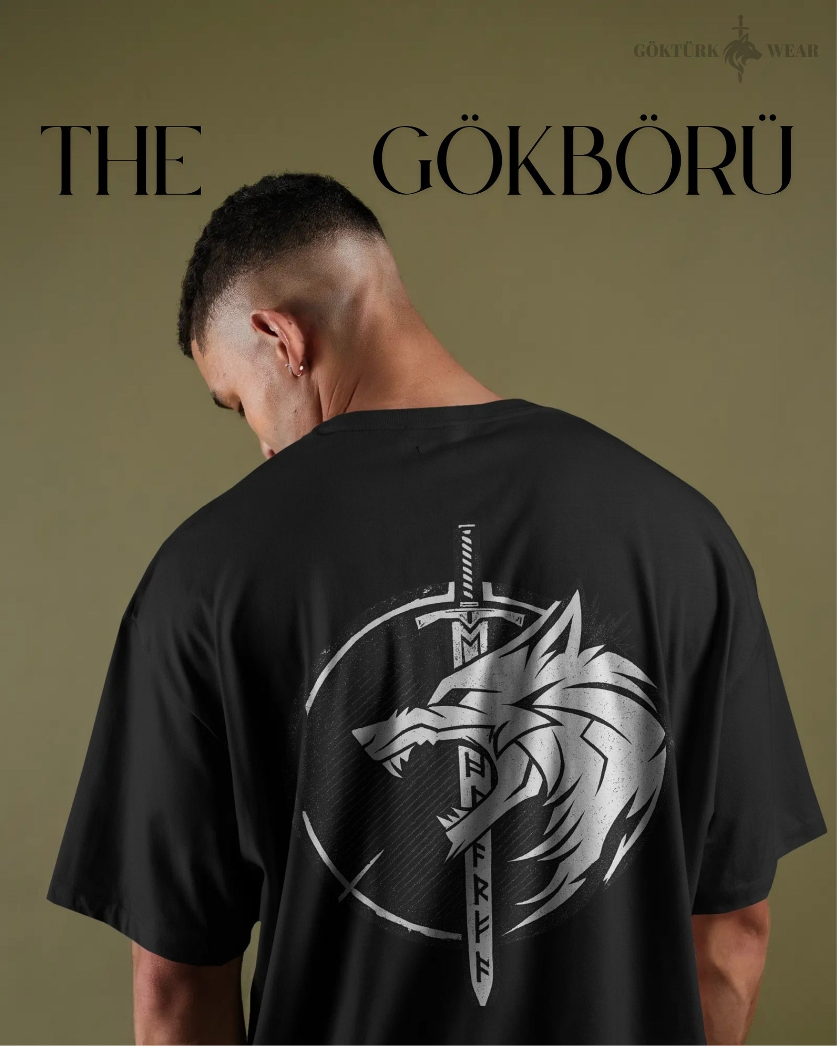 The Gökbörü - Unisex Oversize T-Shirt